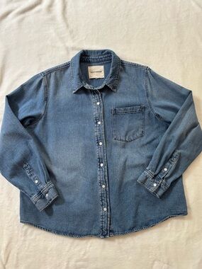 Lucky Brand button down denim shirt